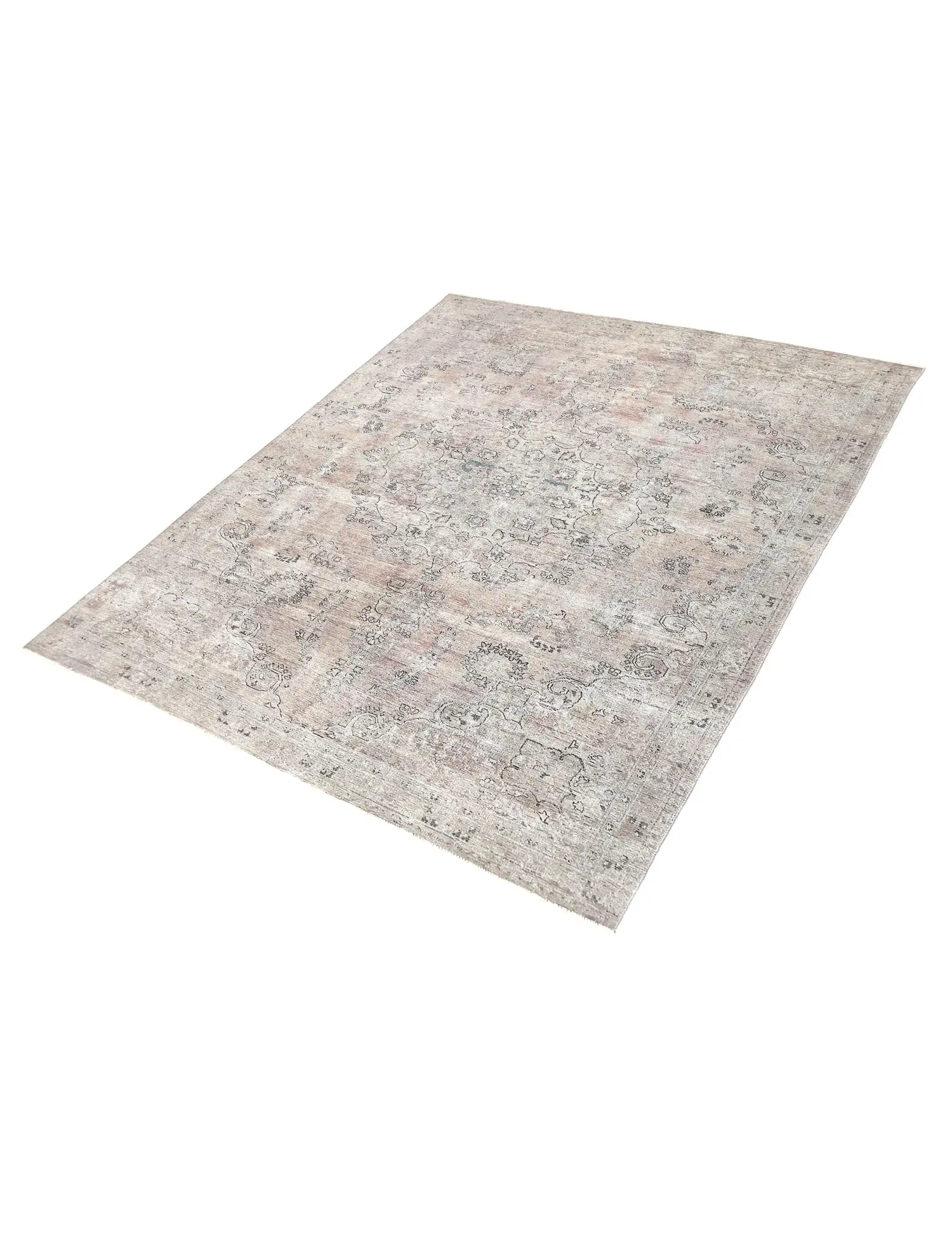 Beige persia Persisk vintage teppe 314 x 212 cm - Unikt håndlaget teppe