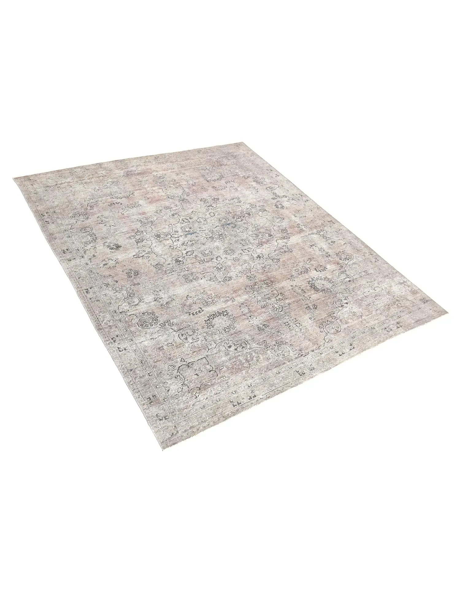 Beige persia Persisk vintage teppe 314 x 212 cm - Unikt håndlaget teppe