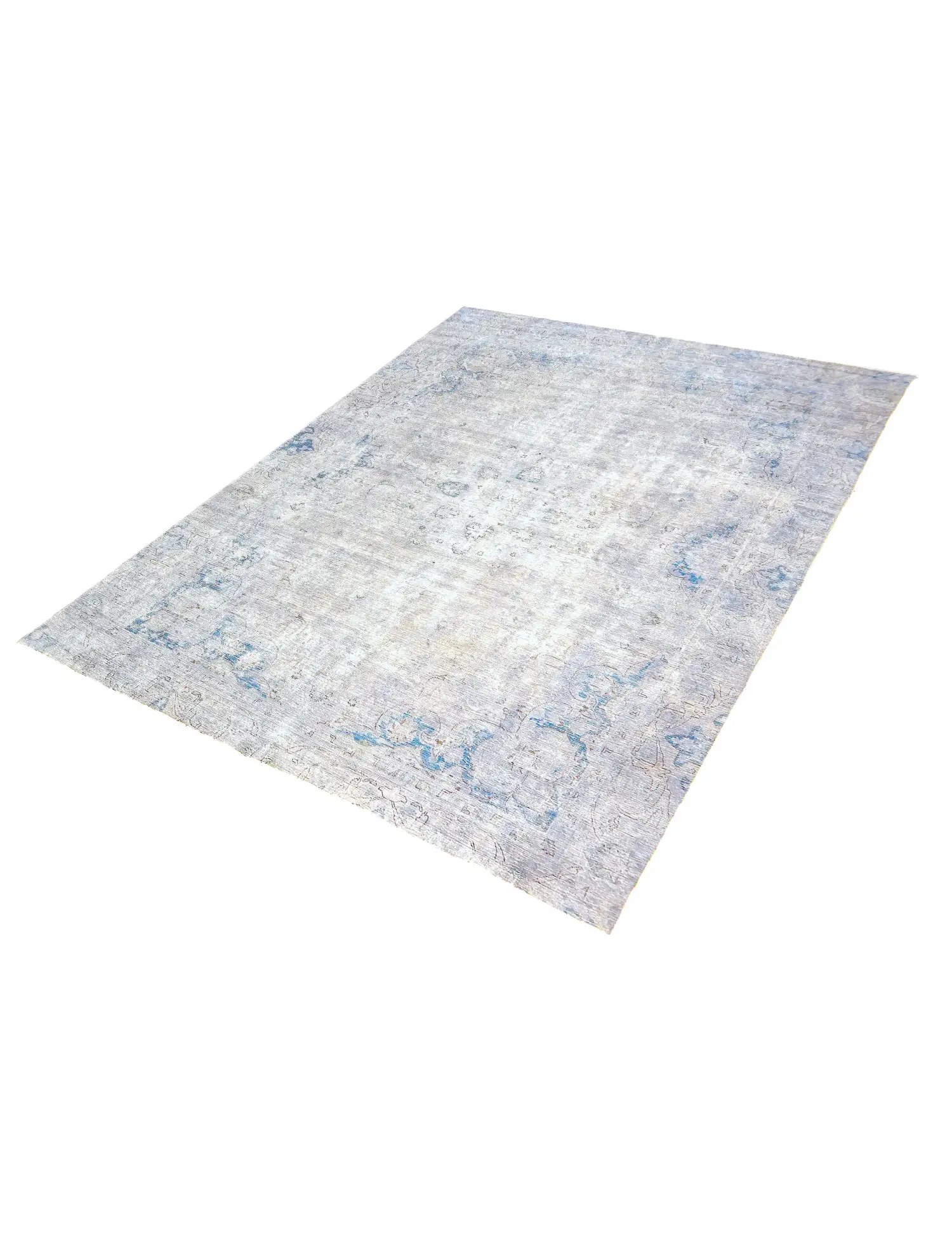 Grijs Perzië Perzisch Vintage Tapijt 340 x 265 cm - Uniek handgemaakt tapijt