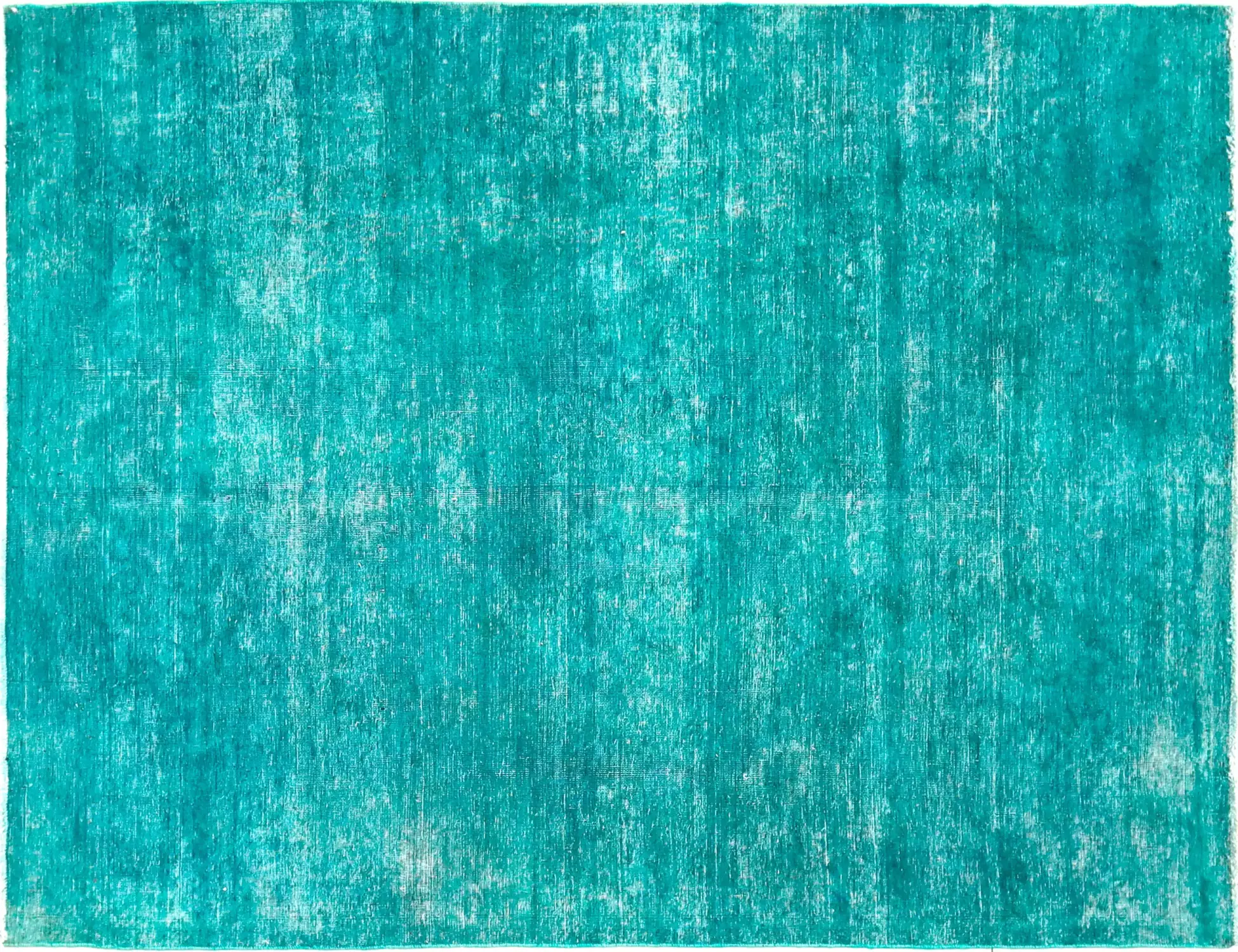 Turquoise Persan Tapis Persan vintage 265 x 190 cm - Tapis fait main unique