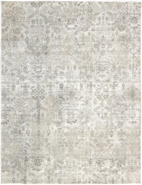 Grise Persan Tapis Persan vintage 273 x 190 cm