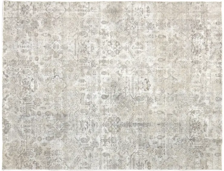 Grise Persan Tapis Persan vintage 273 x 190 cm