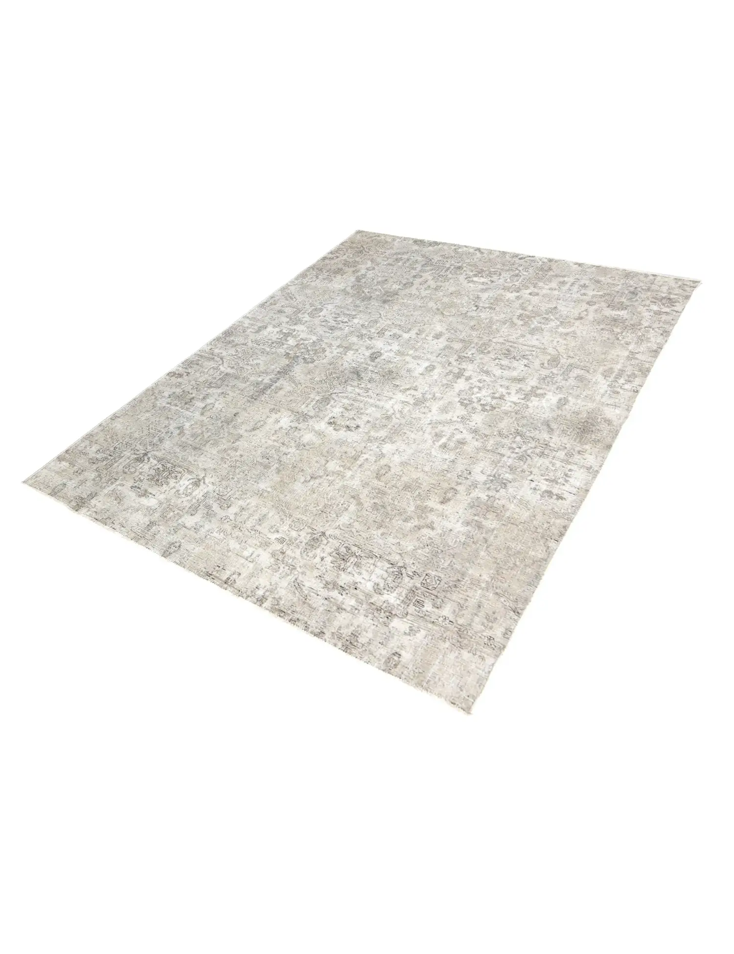 Grise Persan Tapis Persan vintage 273 x 190 cm - Tapis fait main unique