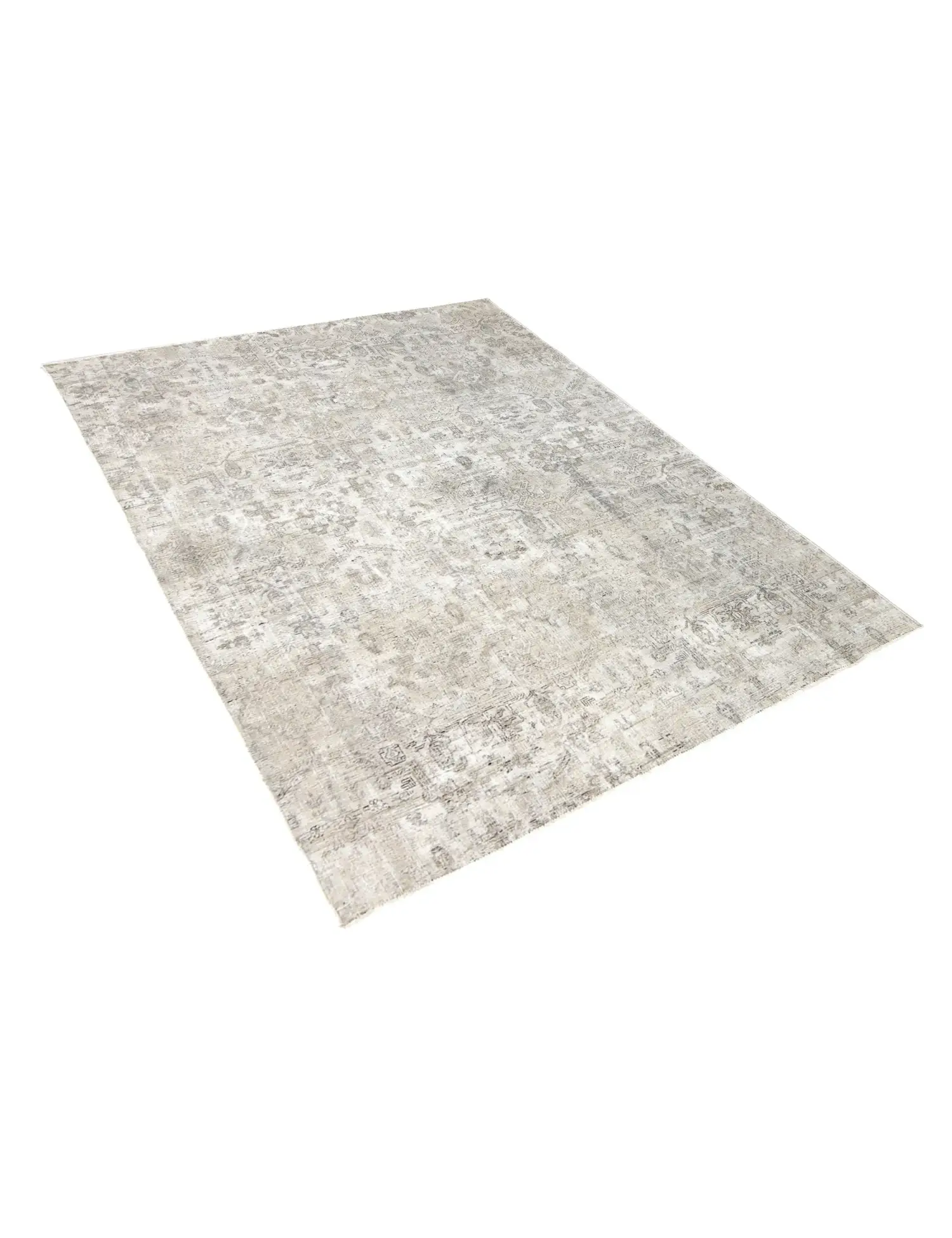 Grise Persan Tapis Persan vintage 273 x 190 cm - Tapis fait main unique