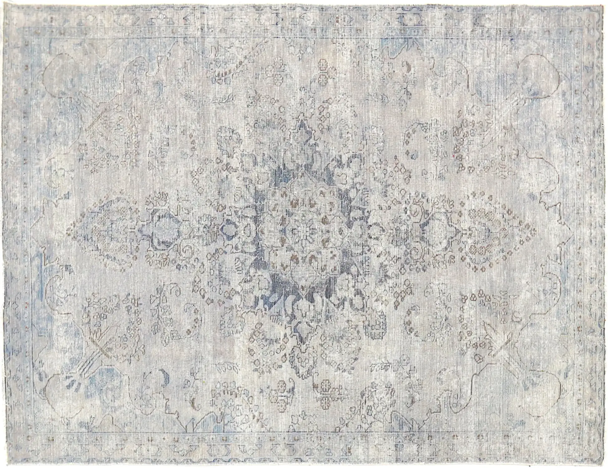 Grigio Persiano Tappeto vintage persiano 260 x 180 cm - Tappeto unico fatto a mano