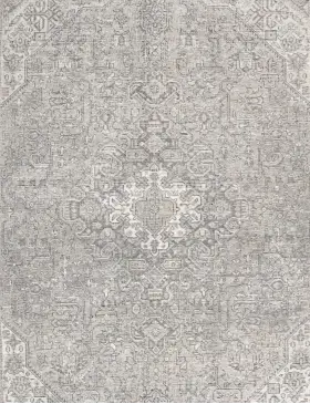 Grå Persien Persisk Vintagetæppe 277 x 187 cm - view 3