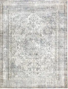 Harmaa Persia Persialaiset vintage matot 365 x 282 cm