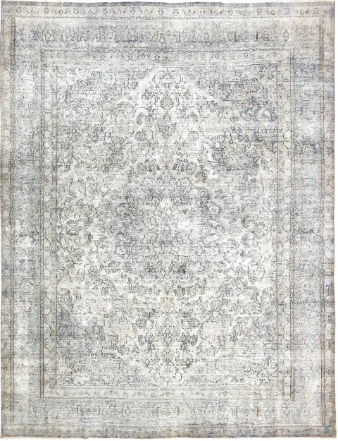 Grise Persan Tapis Persan vintage 365 x 282 cm
