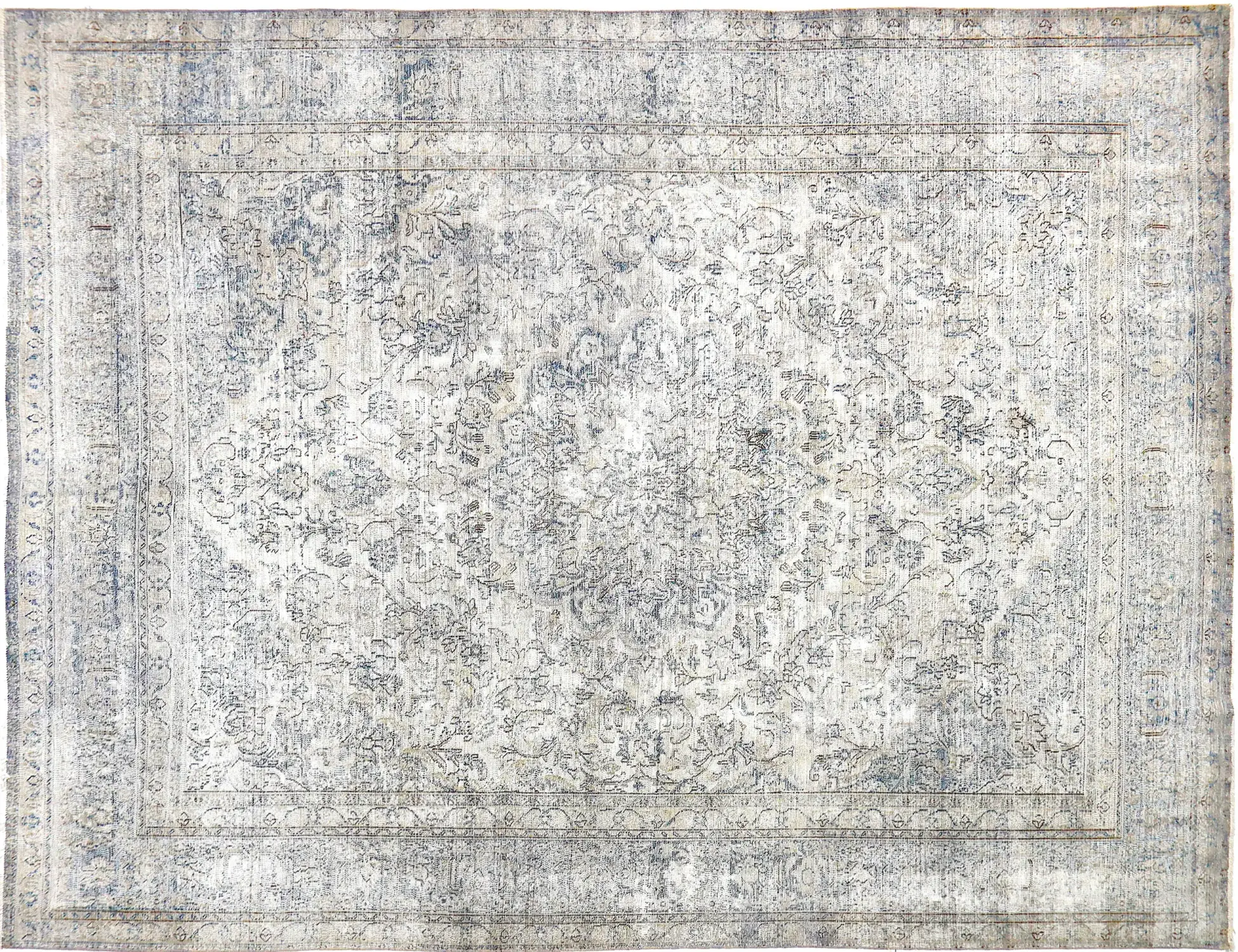 Harmaa Persia Persialaiset vintage matot 365 x 282 cm - Ainutlaatuinen käsintehty matto