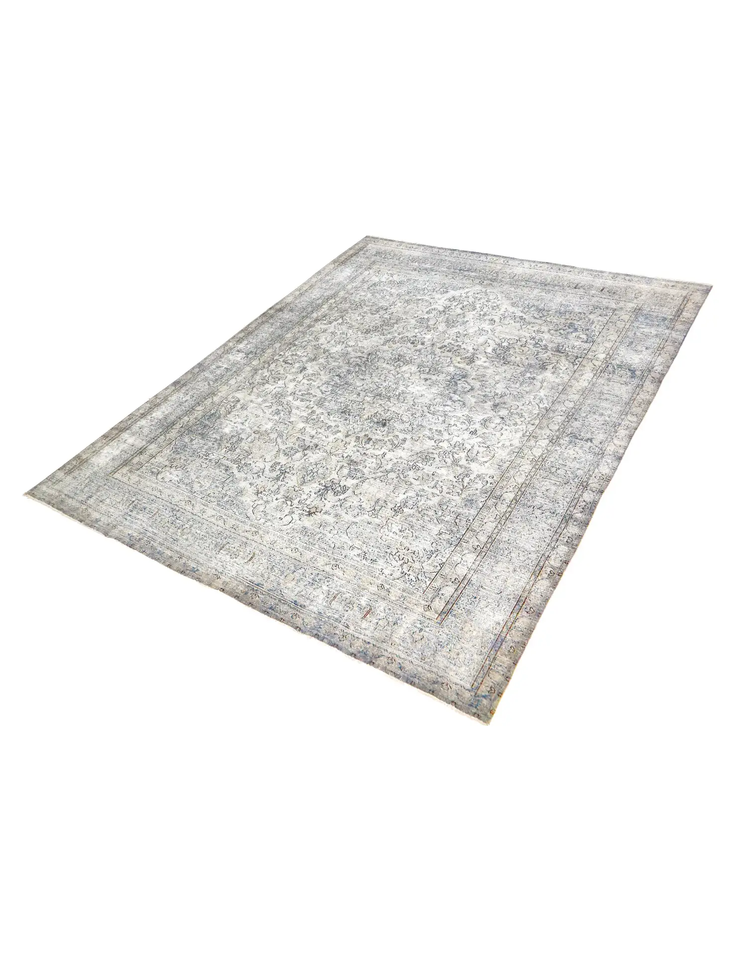Harmaa Persia Persialaiset vintage matot 365 x 282 cm - Ainutlaatuinen käsintehty matto