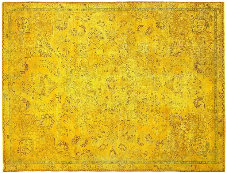 Amarillo Persa Alfombra persa vintage 315 x 208 cm