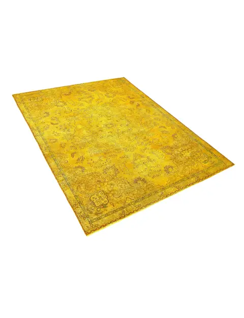 Jaune Persan Tapis Persan vintage 315 x 208 cm - view 2