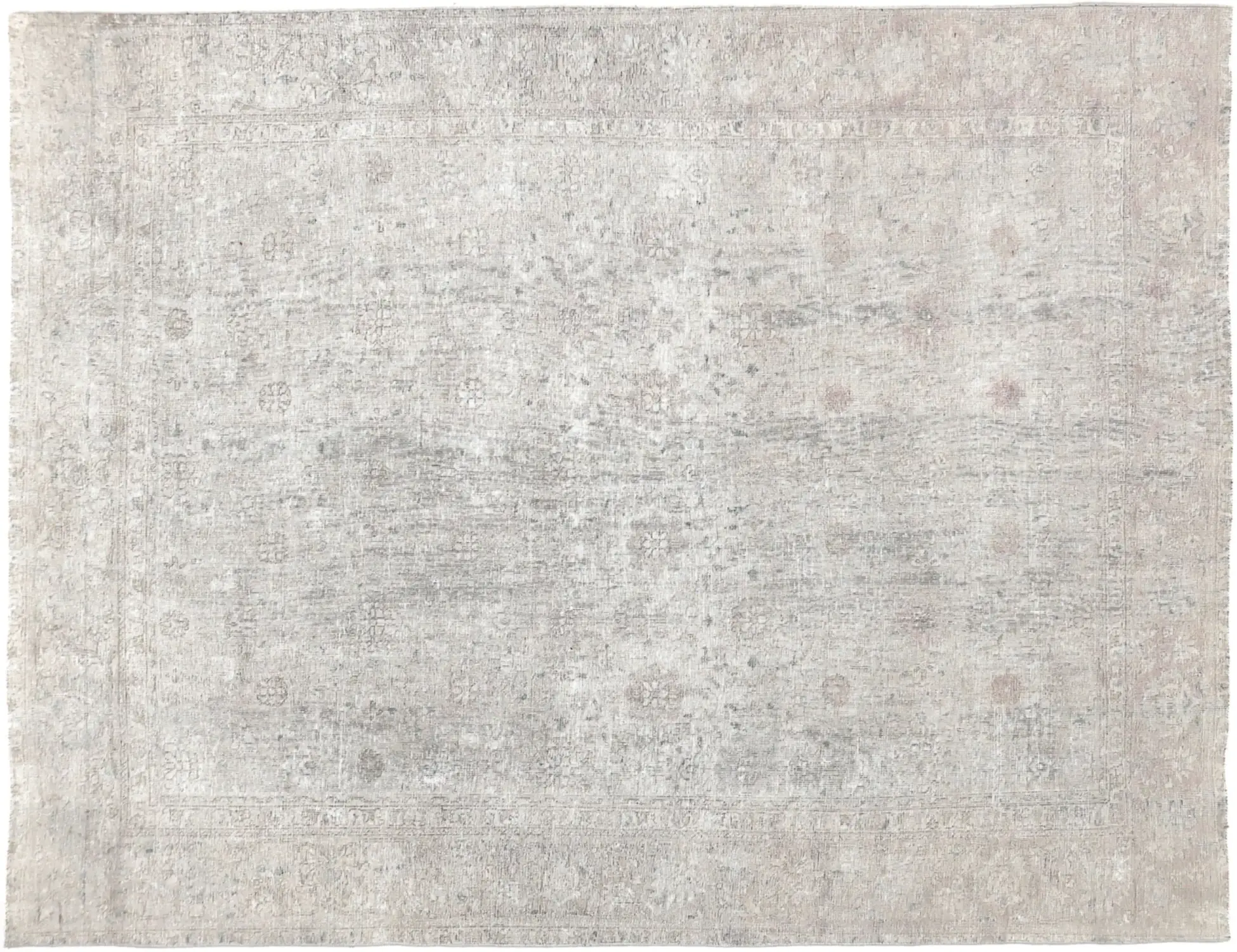 Grå Persien Persisk vintage matta 320 x 233 cm - Unik handgjord matta