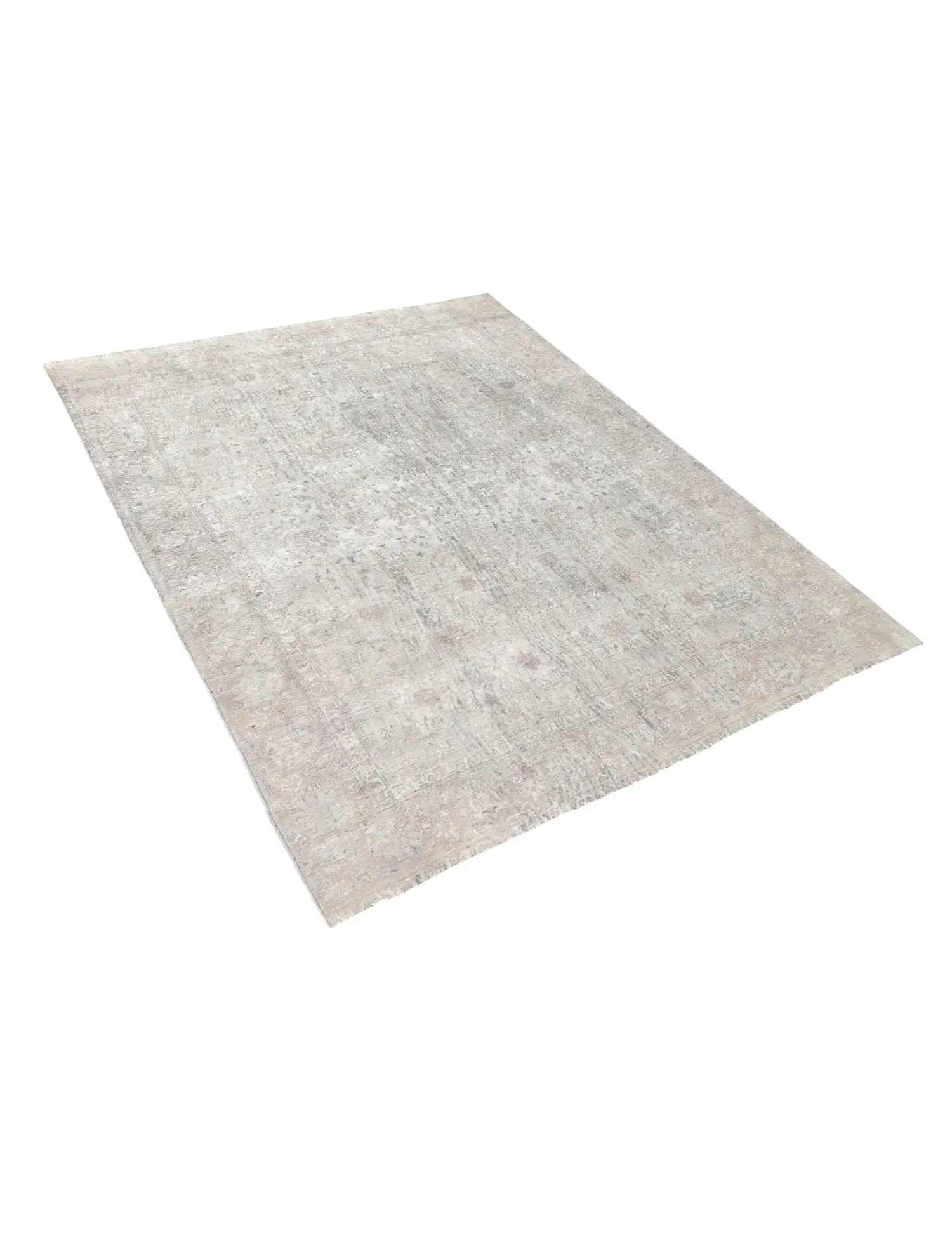 Grå Persien Persisk vintage matta 320 x 233 cm - Unik handgjord matta