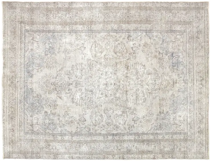 Grå Persien Persisk vintage matta 270 x 190 cm