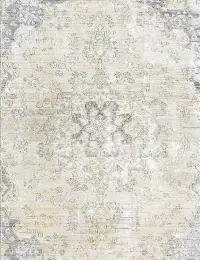 Beige Perzië Perzisch Vintage Tapijt 282 x 180 cm - view 3