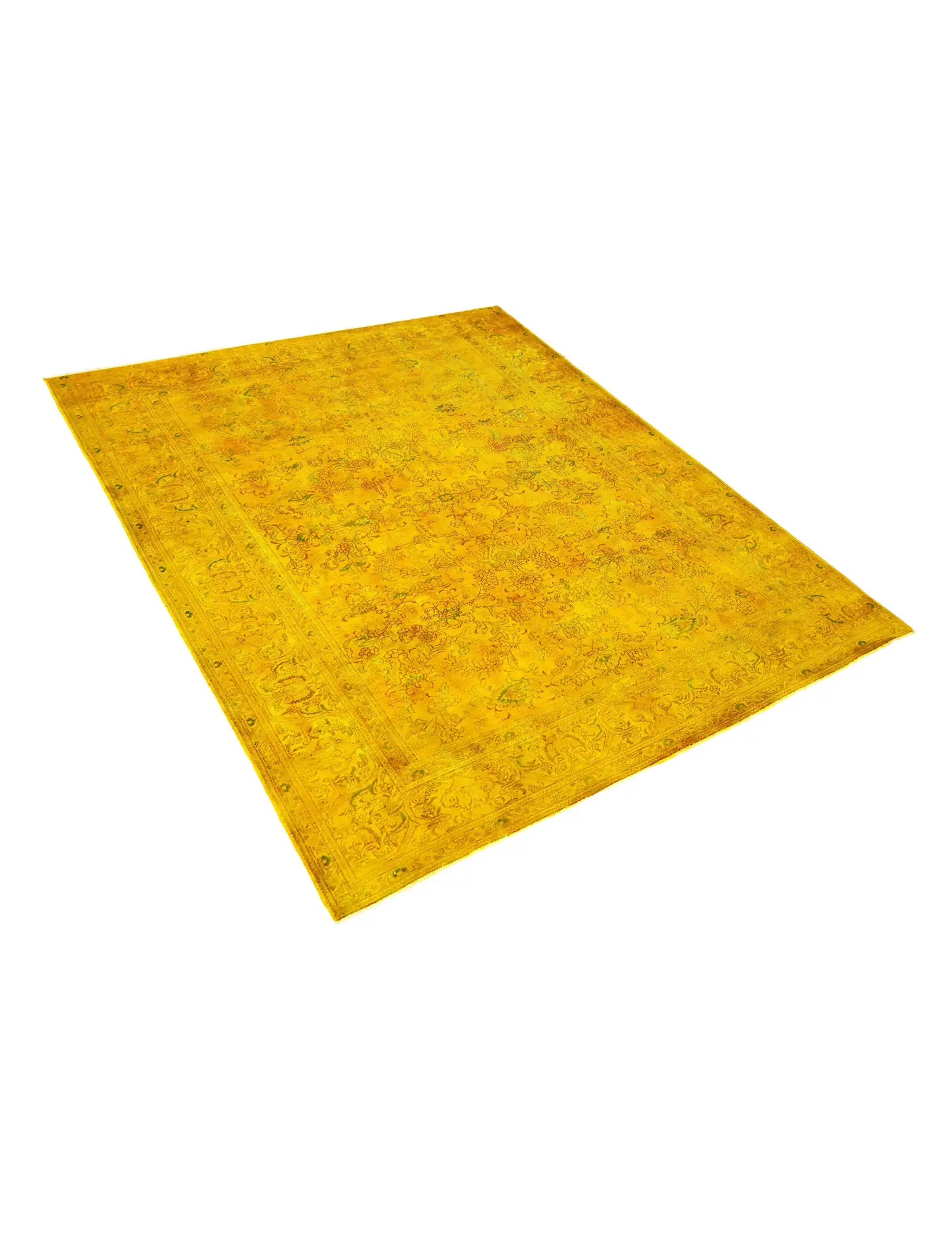 Keltainen Persia Persialaiset vintage matot 310 x 207 cm - Ainutlaatuinen käsintehty matto