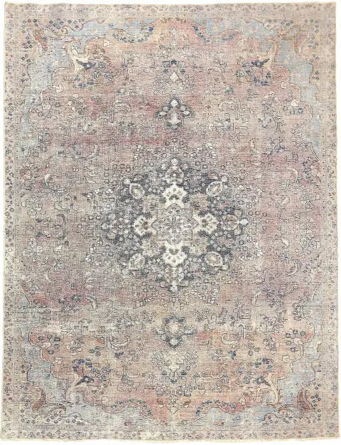 Grise Persan Tapis Persan vintage 290 x 207 cm