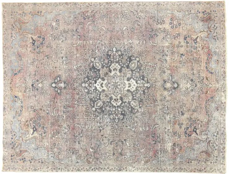 Grise Persan Tapis Persan vintage 290 x 207 cm