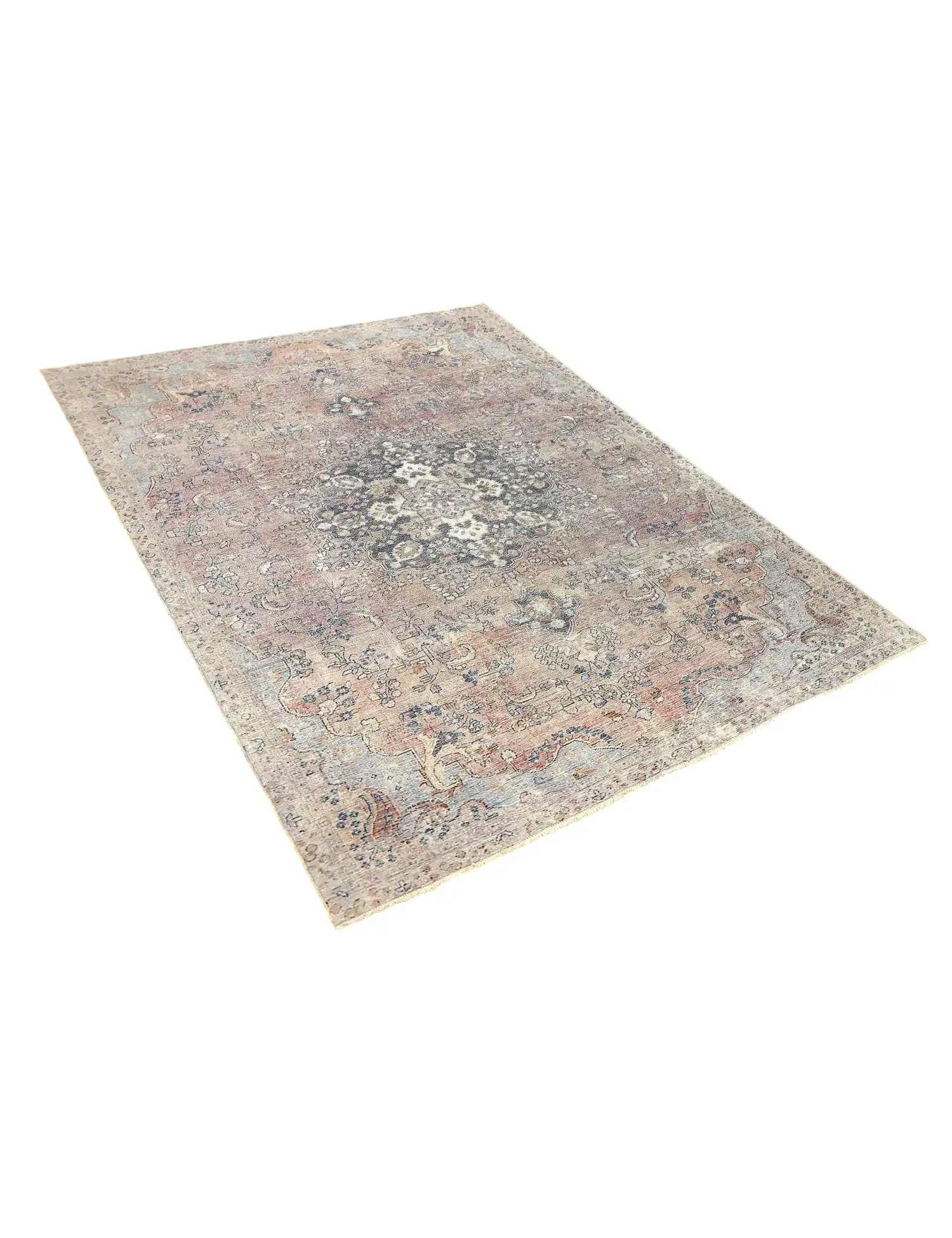 Grise Persan Tapis Persan vintage 290 x 207 cm - Tapis fait main unique