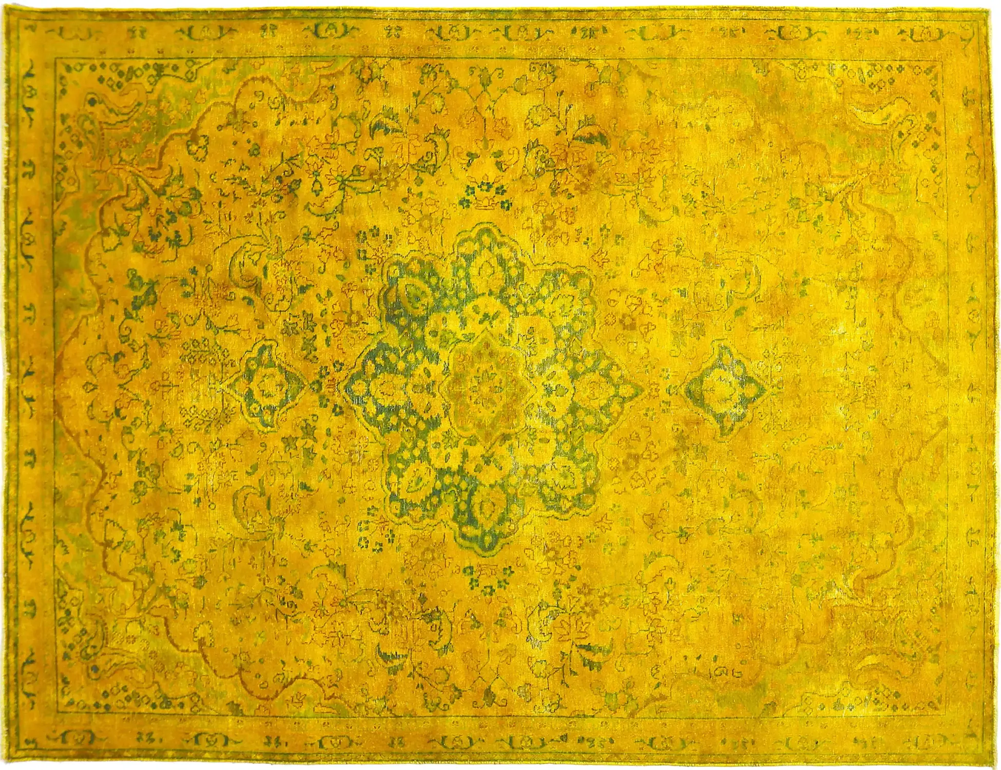 Grise Persan Tapis Persan vintage 303 x 218 cm - Tapis fait main unique