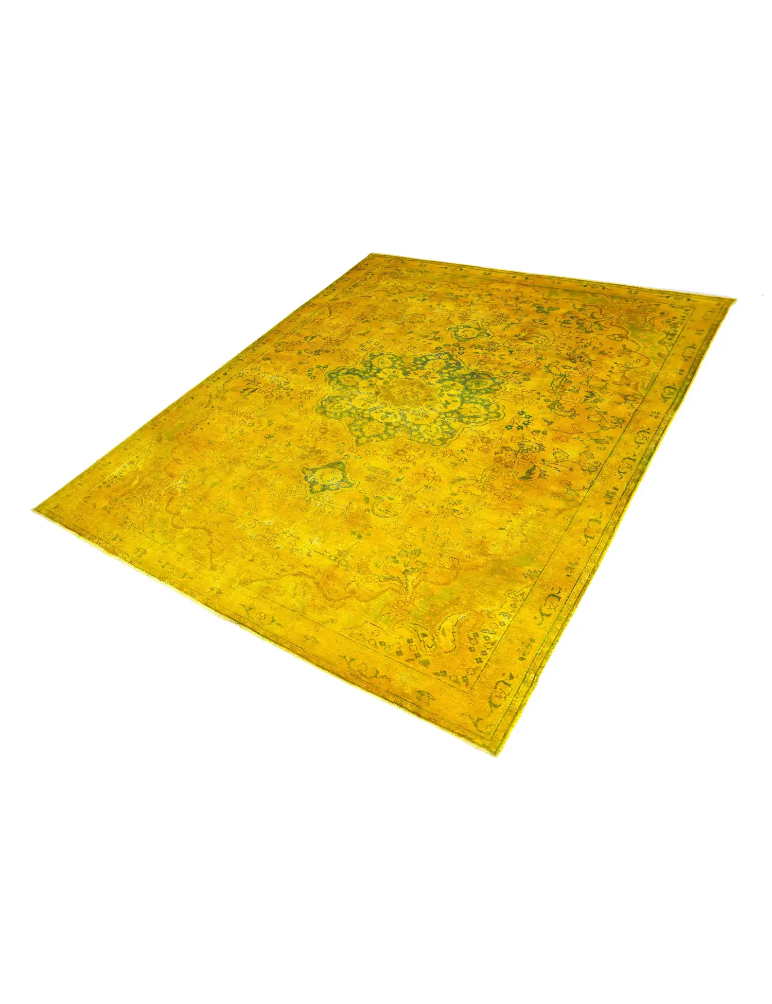 Grise Persan Tapis Persan vintage 303 x 218 cm - Tapis fait main unique