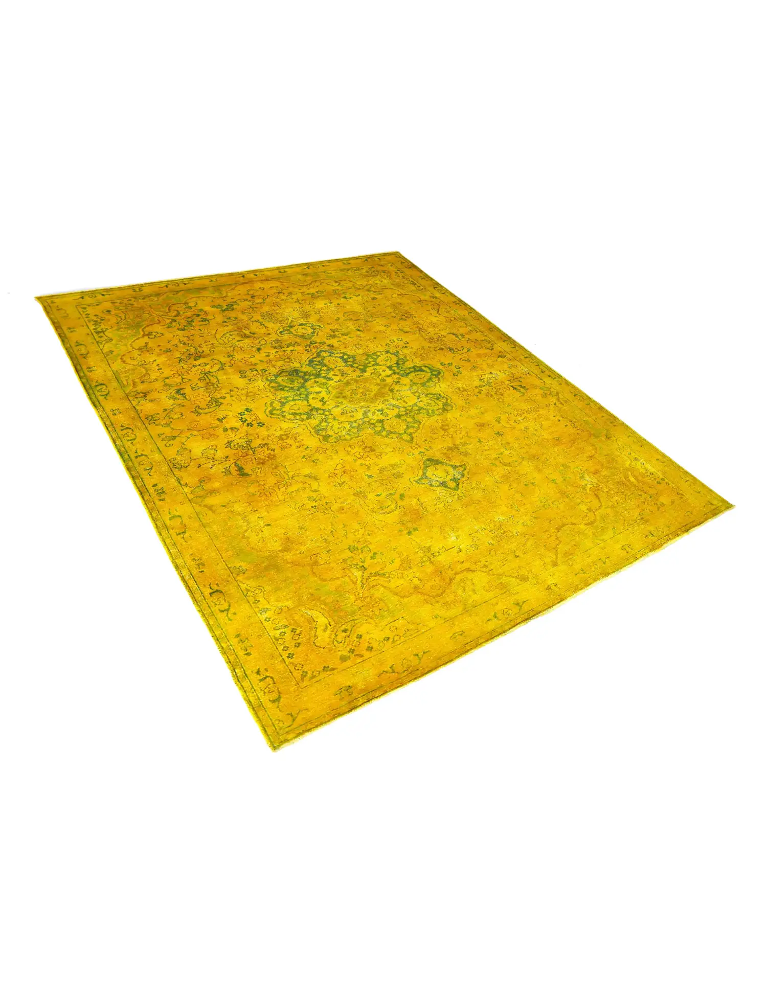 Grise Persan Tapis Persan vintage 303 x 218 cm - Tapis fait main unique