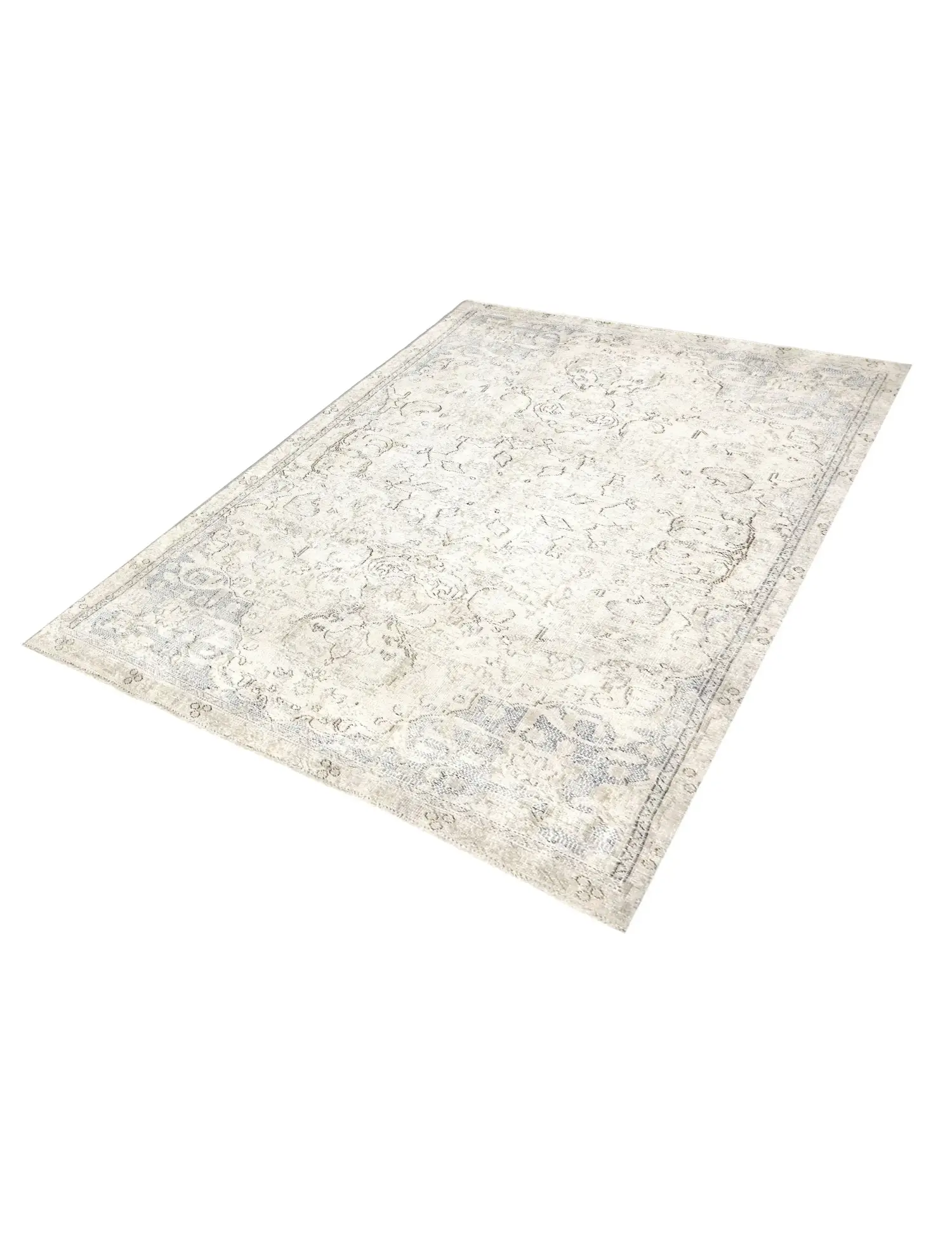 Beige Persien Persisk vintage matta 240 x 140 cm - Unik handgjord matta