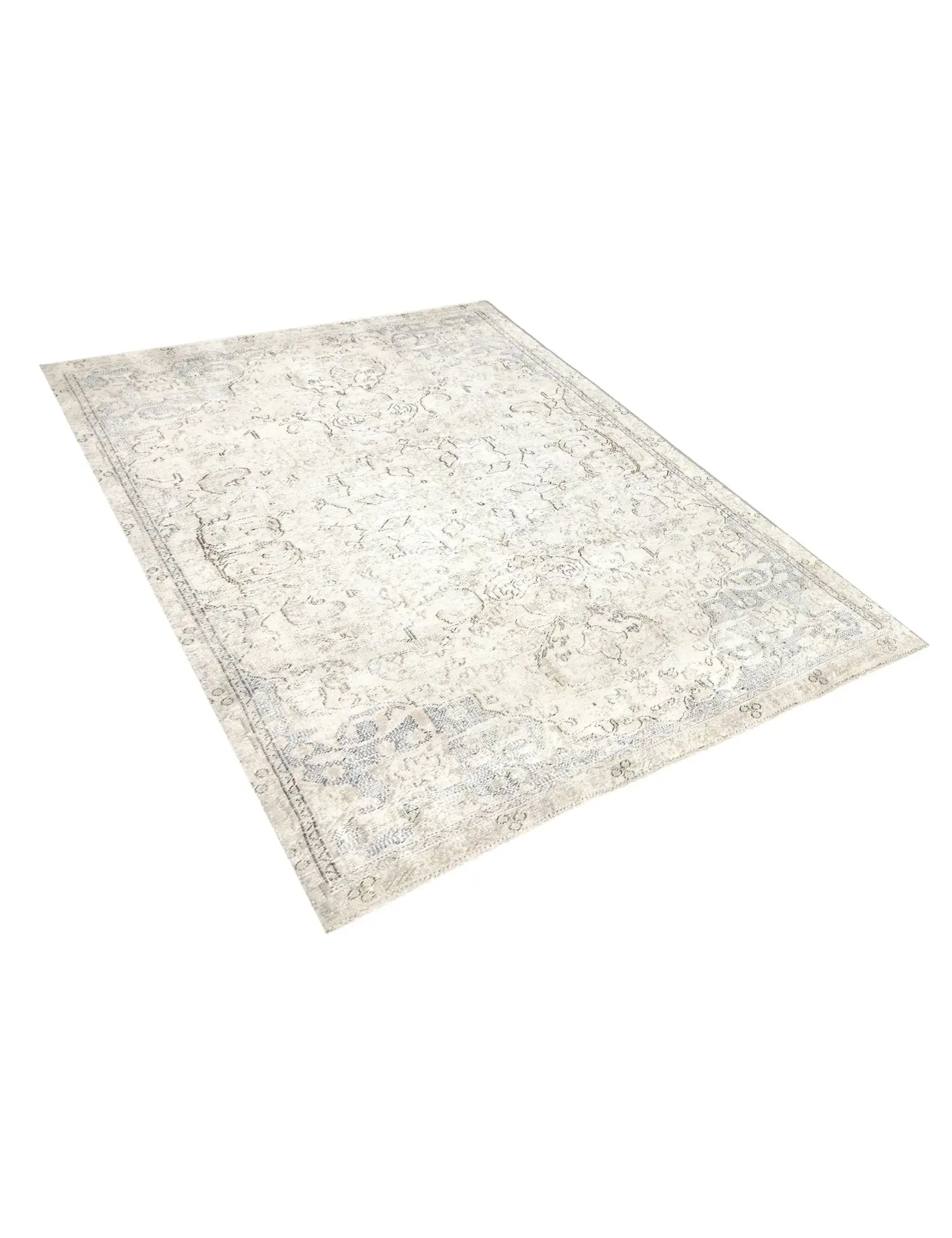 Beige Persien Persisk vintage matta 240 x 140 cm - Unik handgjord matta