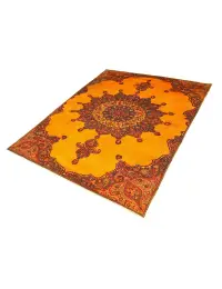 Yellow Persia Persian Vintage Carpet 293 x 195 cm - view 1