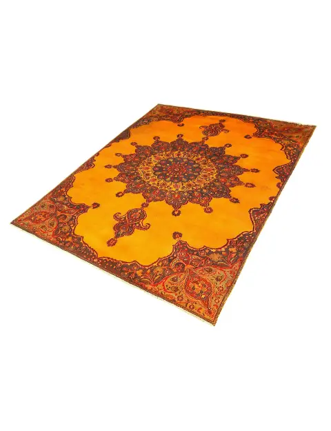Yellow Persia Persian Vintage Carpet 293 x 195 cm - view 1
