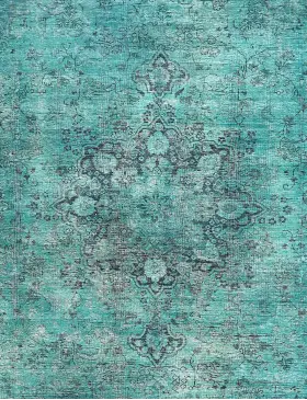 Grå Persien Persisk Vintagetæppe 305 x 213 cm - view 3