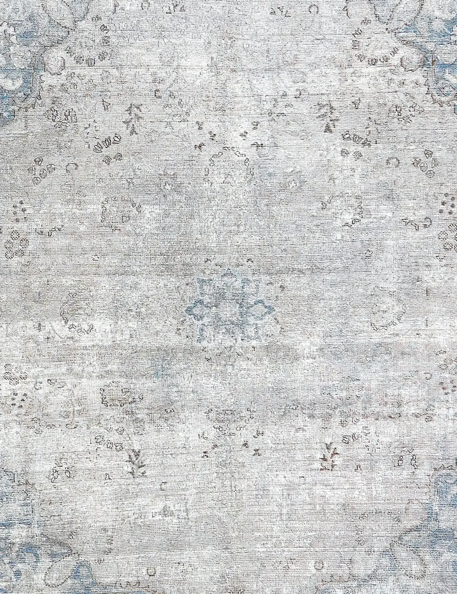 Harmaa Persia Persialaiset vintage matot 362 x 270 cm - Ainutlaatuinen käsintehty matto