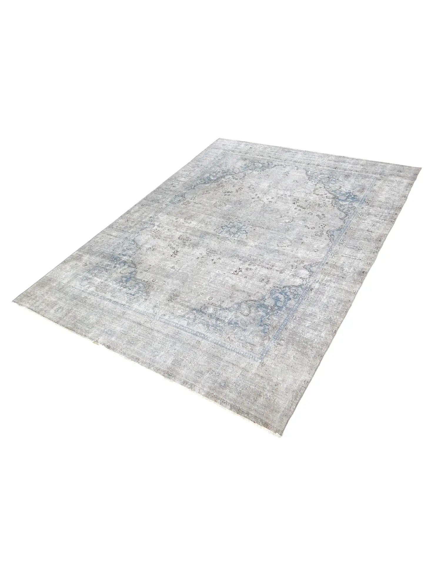 Harmaa Persia Persialaiset vintage matot 362 x 270 cm - Ainutlaatuinen käsintehty matto