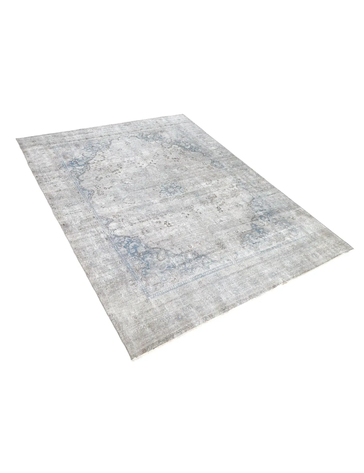 Harmaa Persia Persialaiset vintage matot 362 x 270 cm - Ainutlaatuinen käsintehty matto