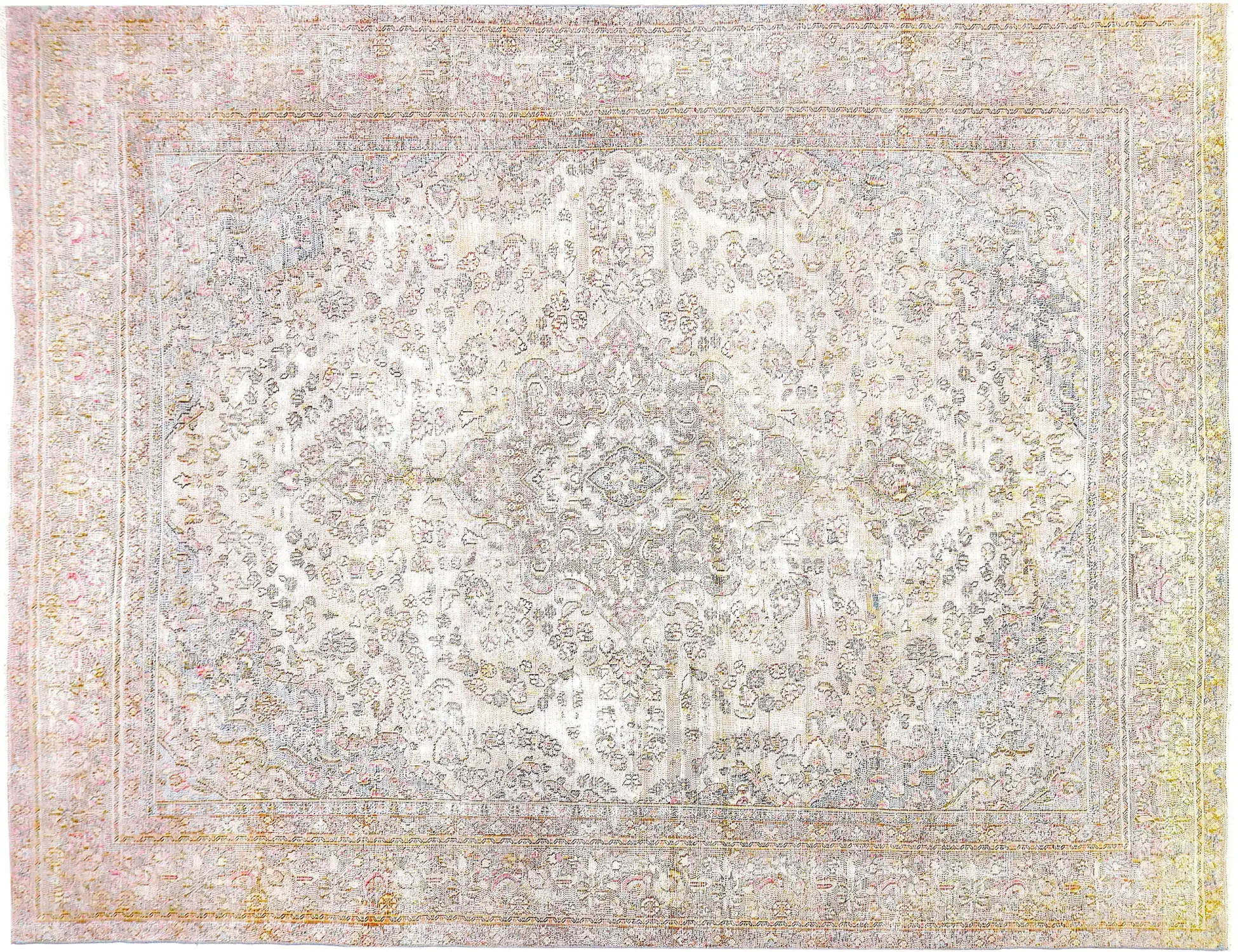 Beige Persa Alfombra persa vintage 363 x 273 cm