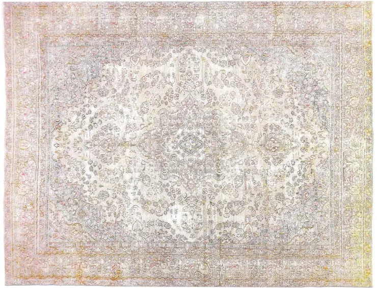 Beige Persa Alfombra persa vintage 363 x 273 cm