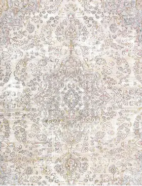 Beige Persia Alfombra persa vintage 363 x 273 cm - view 3