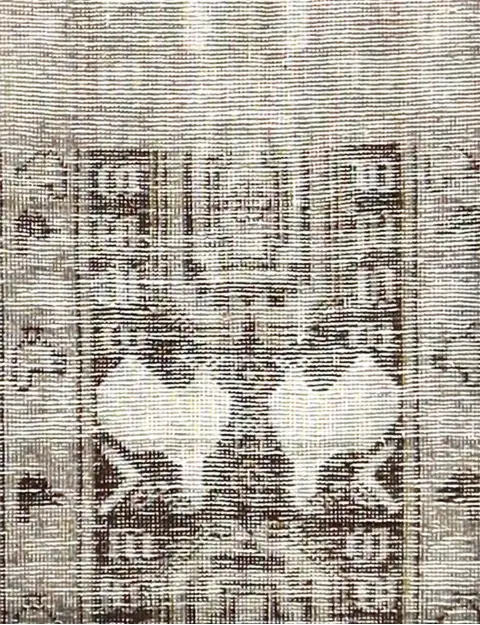 Grise Persan Tapis Persan vintage 203 x 57 cm - view 3