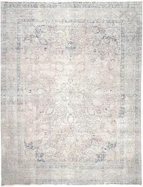 Grå Persien Persisk vintage matta 370 x 286 cm
