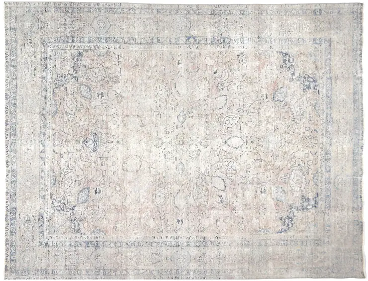 Grå Persien Persisk vintage matta 370 x 286 cm