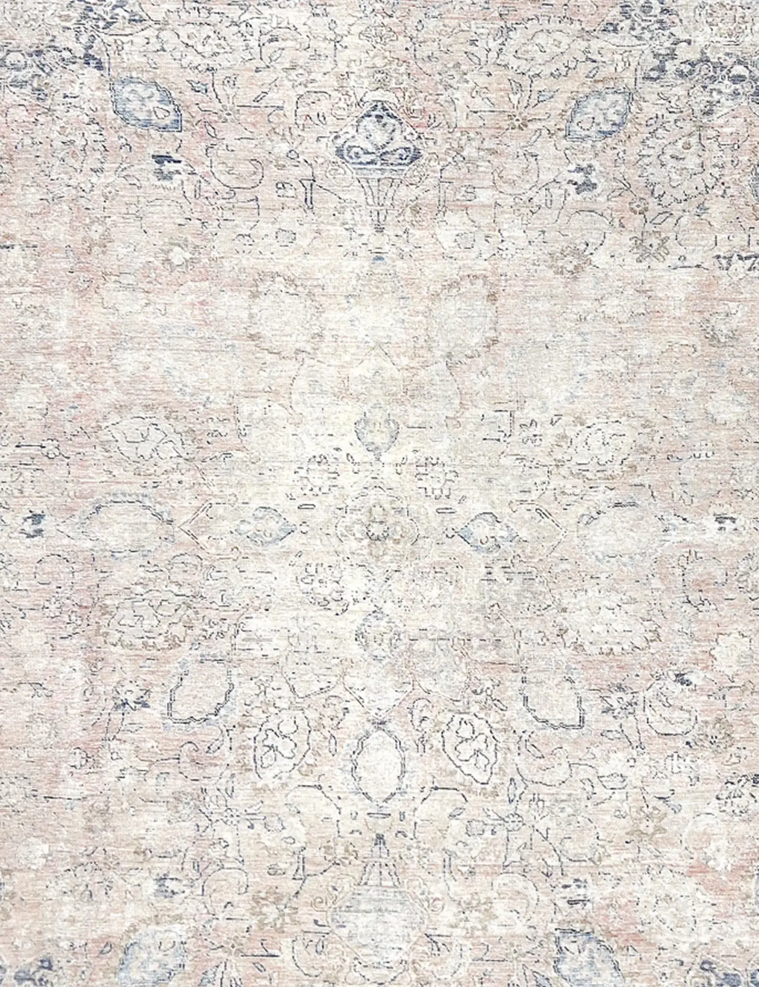 Grå Persien Persisk vintage matta 370 x 286 cm - Unik handgjord matta