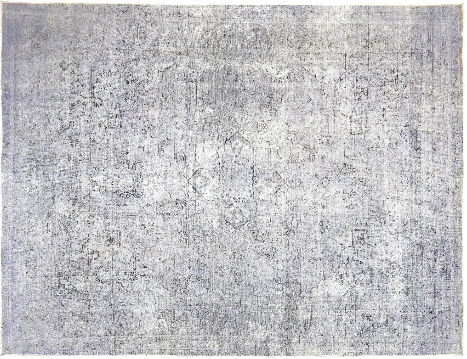 Grise Persan Tapis Persan vintage 370 x 282 cm - Tapis fait main unique