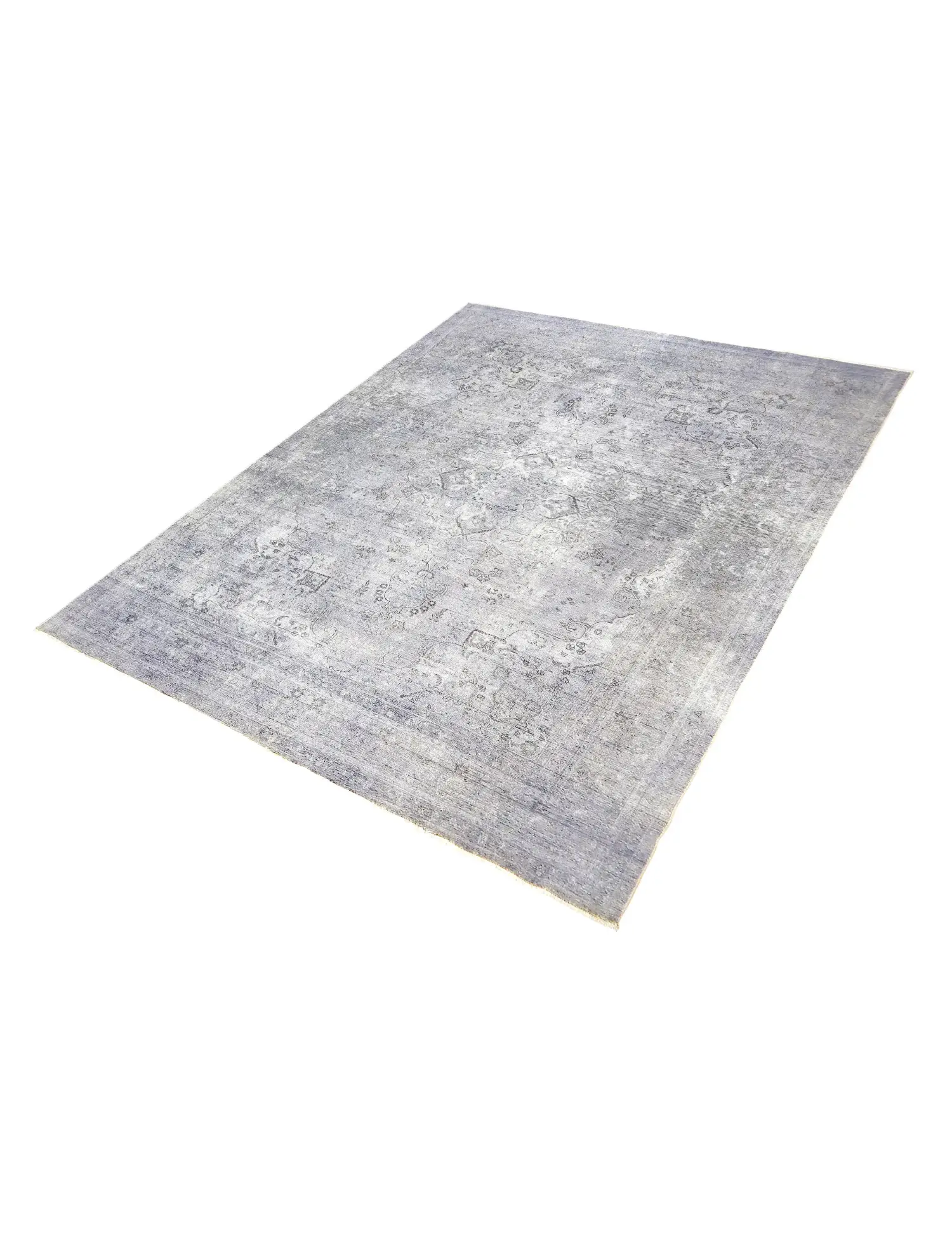 Grise Persan Tapis Persan vintage 370 x 282 cm - Tapis fait main unique