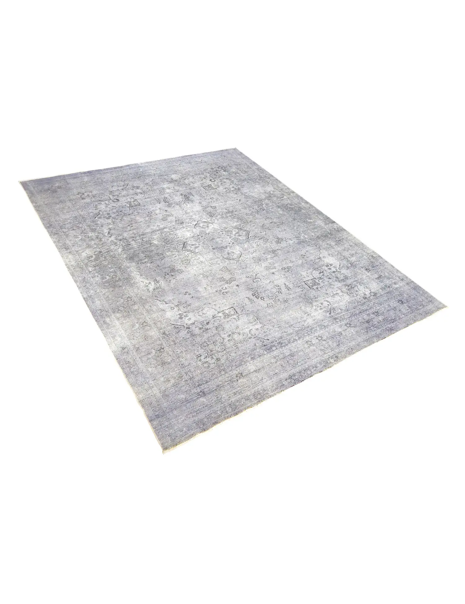 Grise Persan Tapis Persan vintage 370 x 282 cm - Tapis fait main unique