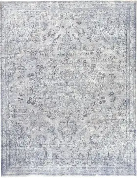 Blå Persien Persisk vintage matta 300 x 215 cm