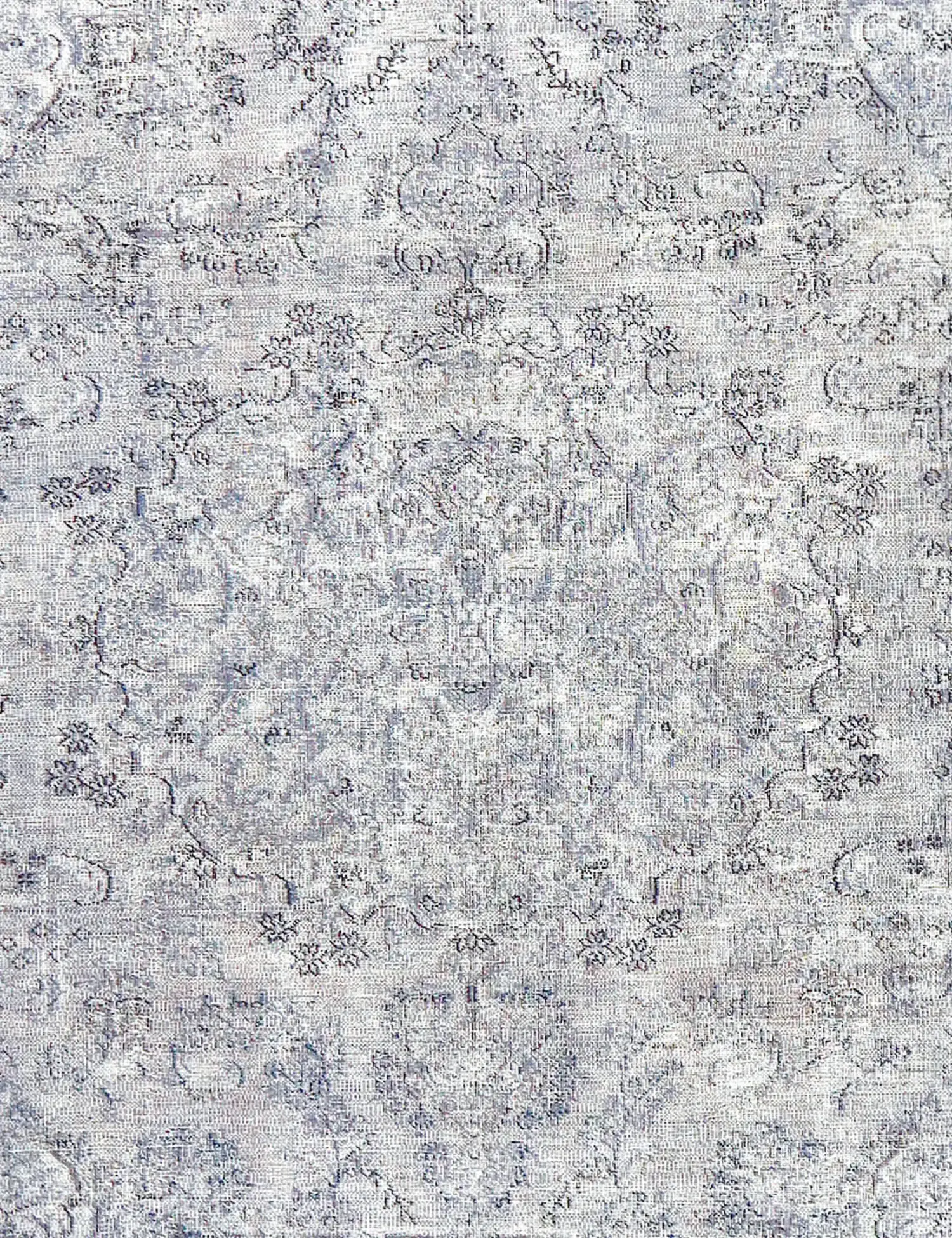Blå Persien Persisk vintage matta 300 x 215 cm - Unik handgjord matta