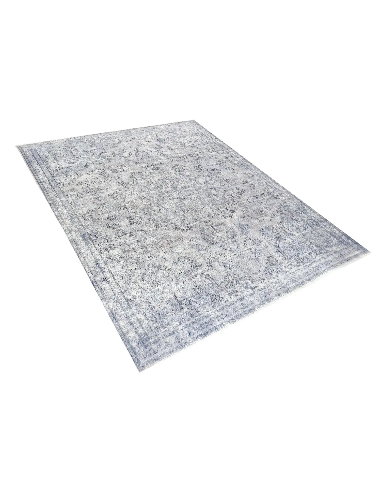 Blå Persien Persisk vintage matta 300 x 215 cm - Unik handgjord matta
