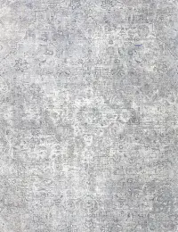 Grau Persien Persischer Vintage Teppich 356 x 280 cm - view 3