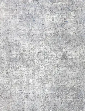 Grau Persien Persischer Vintage Teppich 356 x 280 cm - view 3